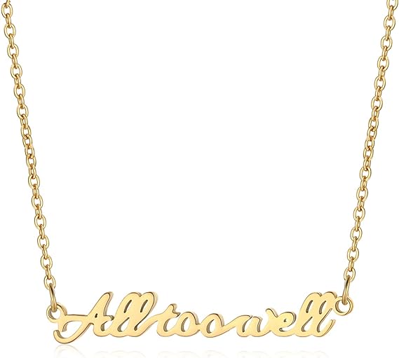 Statement All Too Well Necklace