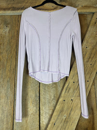 Everyday Layering Henley - Lilac