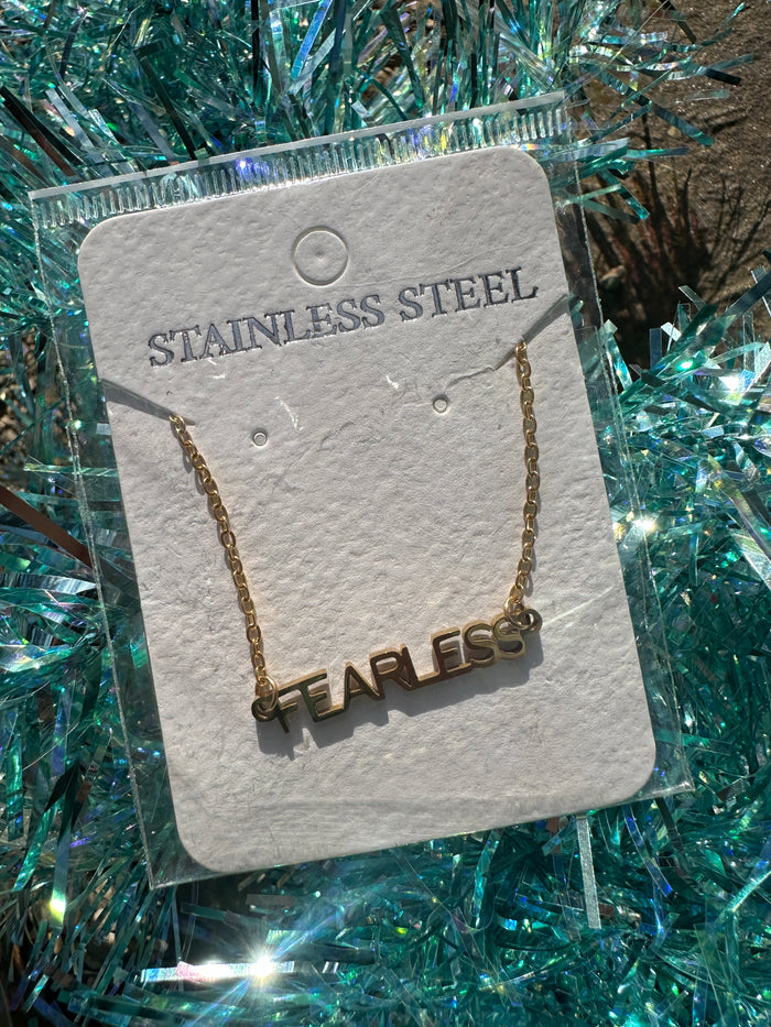 Simple Fearless Necklace