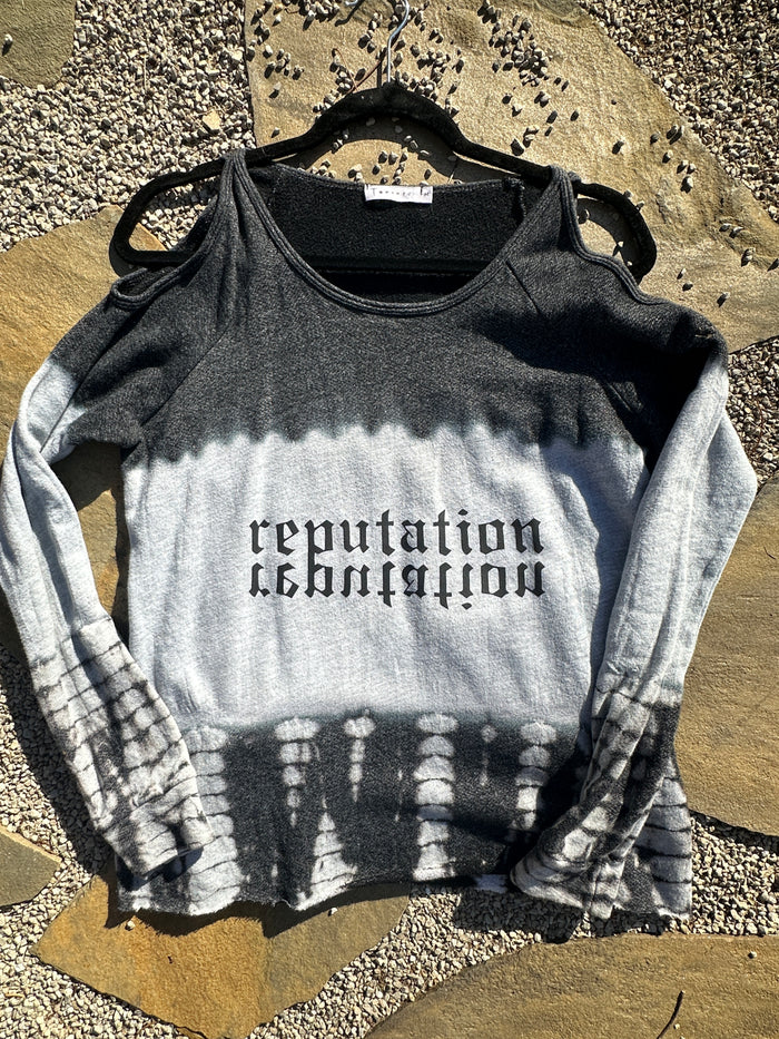 Reputation Cold Shoulder Sweatshirt