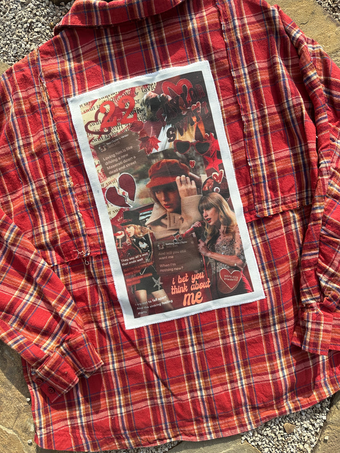 Red Pullover Flannel