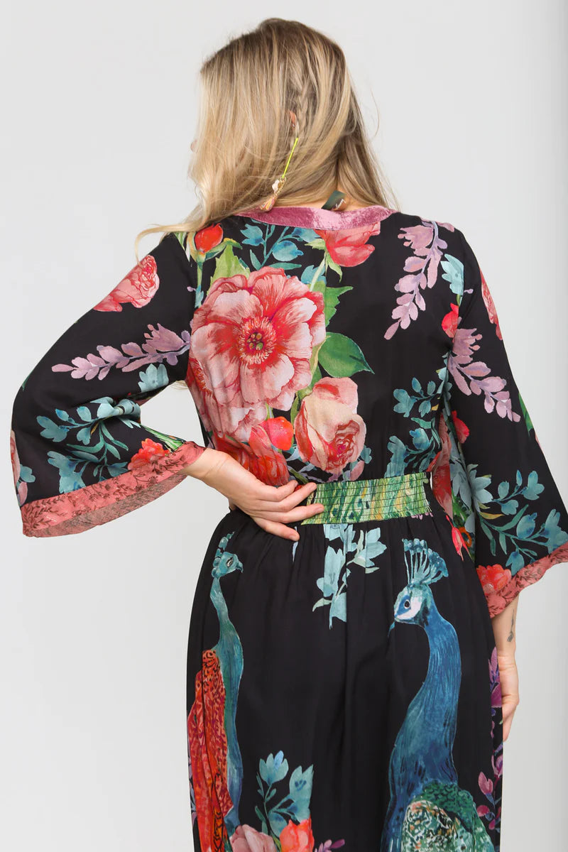 aratta maxi dress Aratta Peacock Paradise Maxi Dress Large