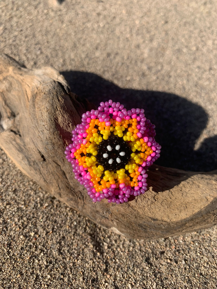 Floral Dreams Beaded Ring