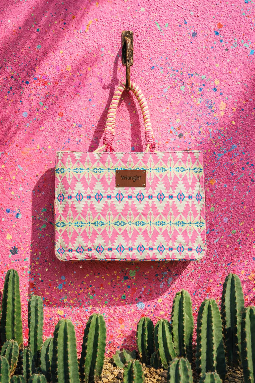 wranger tote aztec print