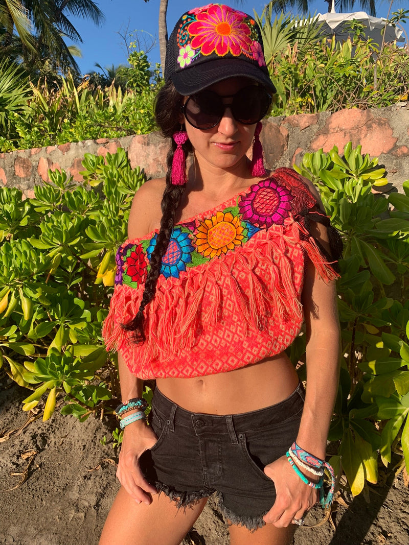 boho style crop top