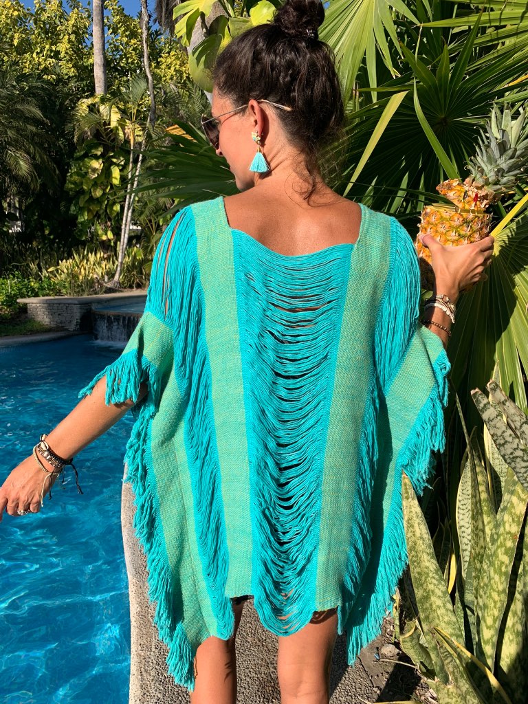 sale open weave boho summer top