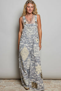 *PRE ORDER* Almond Camo Twill Overalls