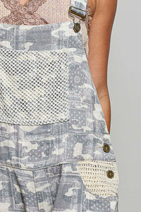 *PRE ORDER* Almond Camo Twill Overalls