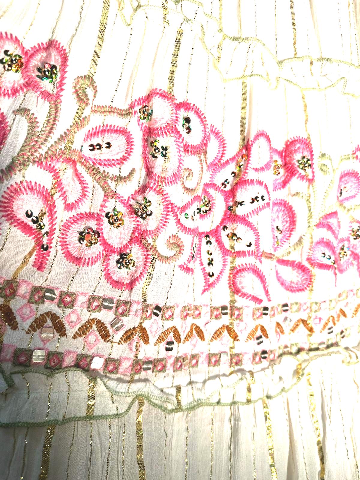 Festival Bohemian Skirt + Top Set - Fuschia