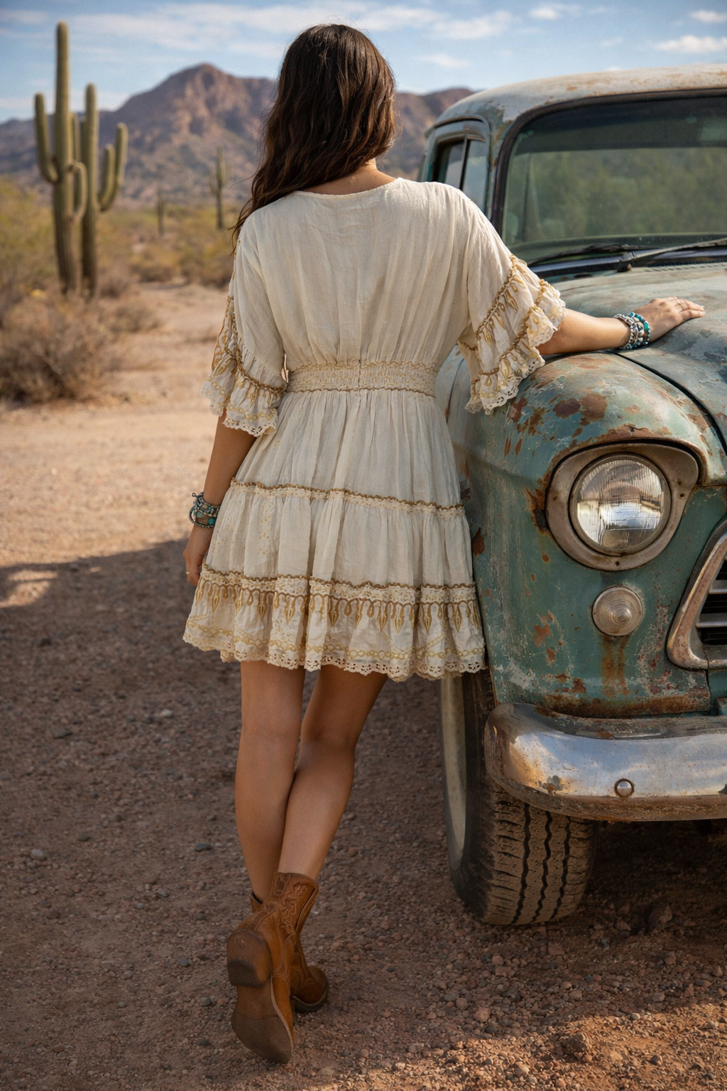 Rodeo Ruffled Western Dress
