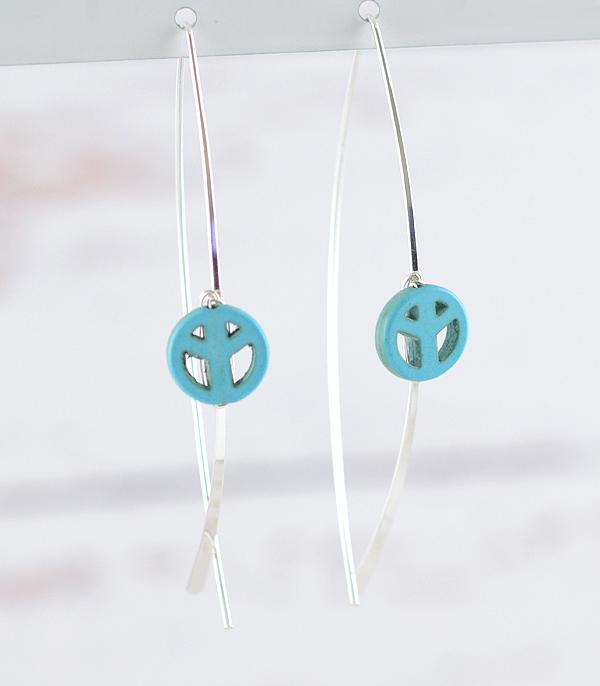 Peace Simple Earrings