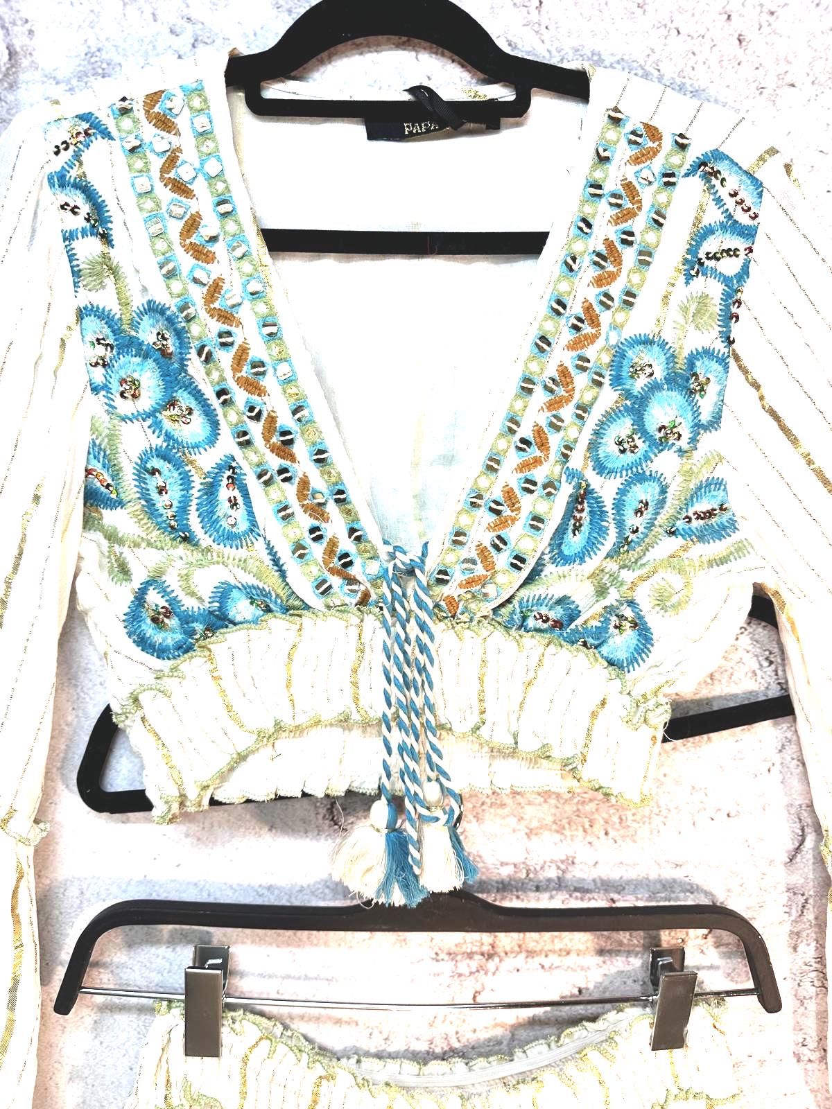 Festival Bohemian Skirt + Top Set - Azul