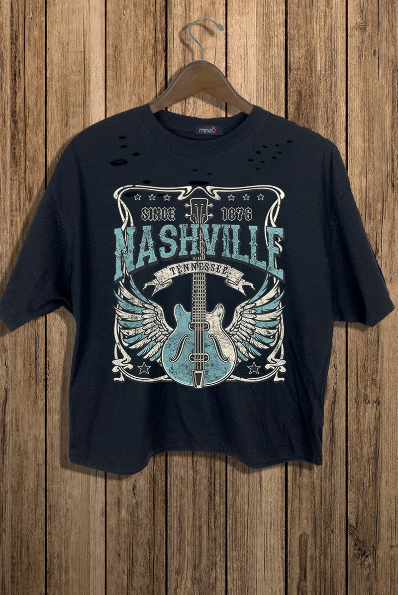 Nashville Cropped Tee