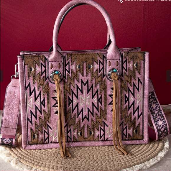 Montana West Aztec Tote bag - conceal carry