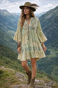 Fun Flirty Olive Dress