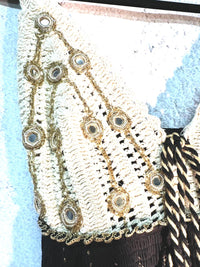 Tribal Crochet Maxi Dress