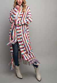 Vibrant Fun Fringed Duster