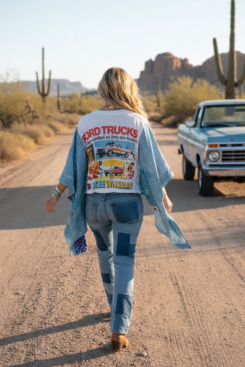 Ford Trucks Kantha Tee