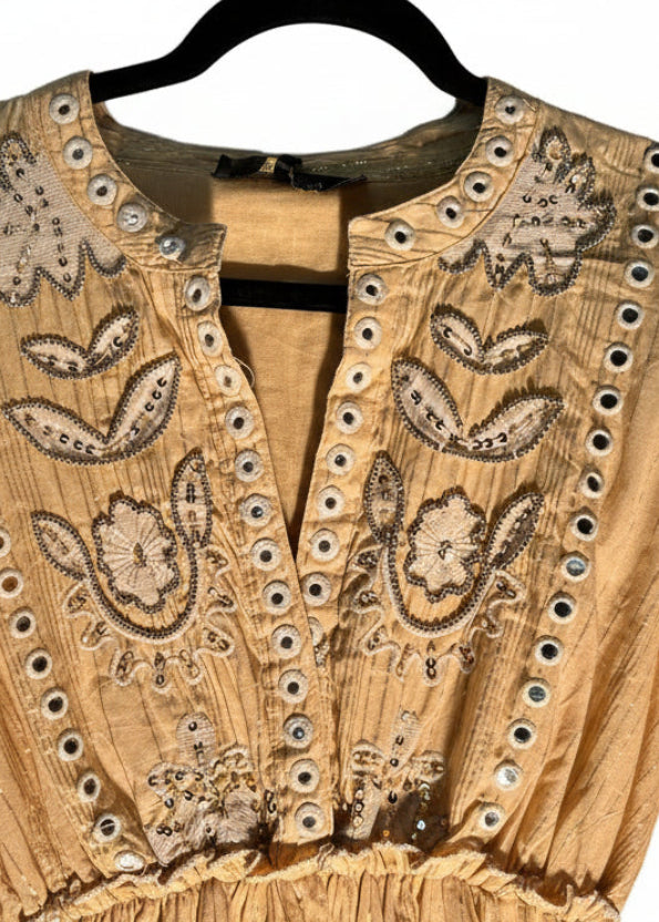 Beautiful Boho Embroidered Dress