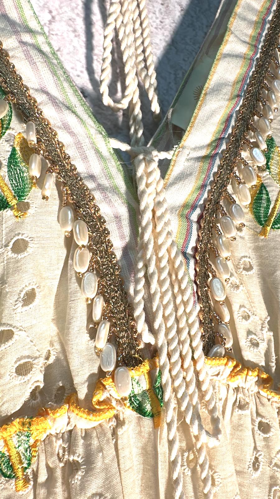 Lemon Drop Lace Maxi Dress