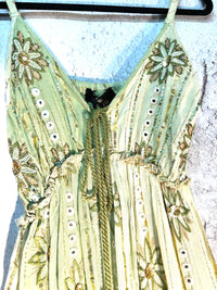 Olive Embellished Maxi Dress