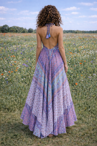 Bohemian Handkerchief Silky Dress