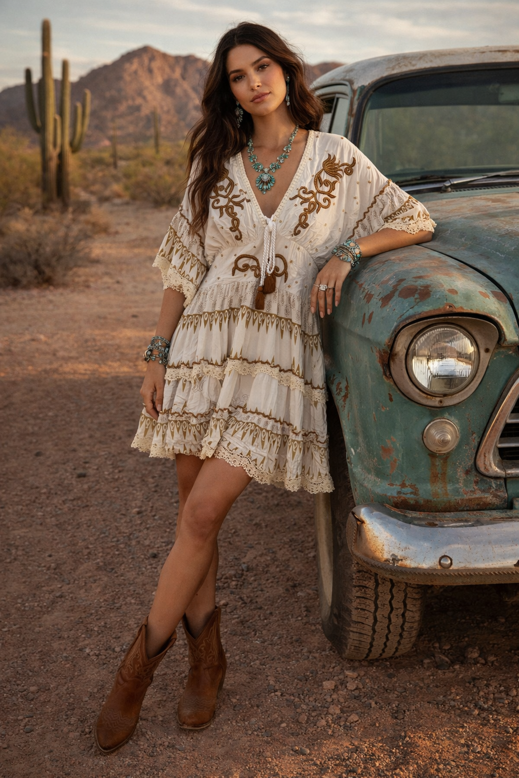 Rodeo Ruffled Western Dress