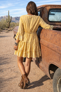 Beautiful Boho Embroidered Dress