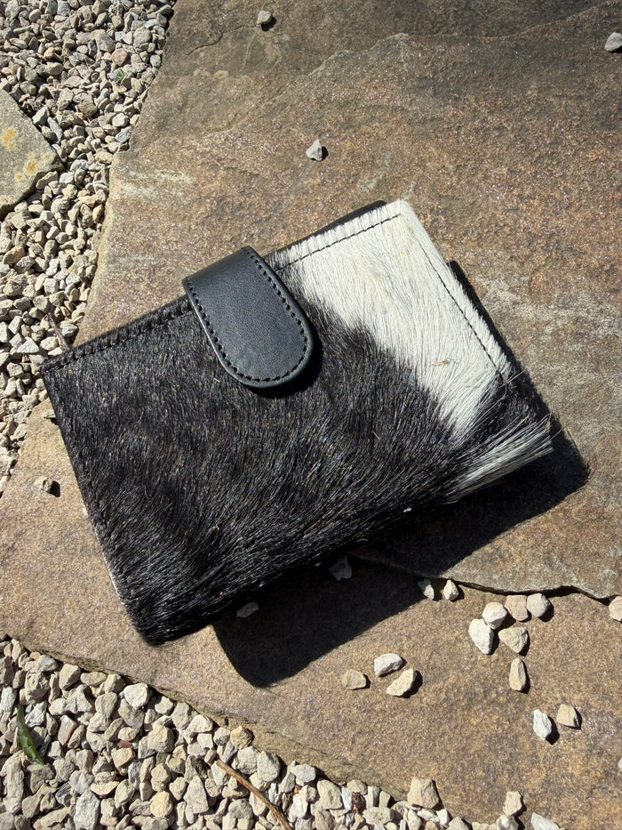 Cowhide Wallet - Black