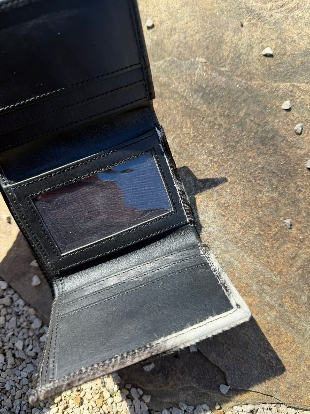 Cowhide Wallet - Black