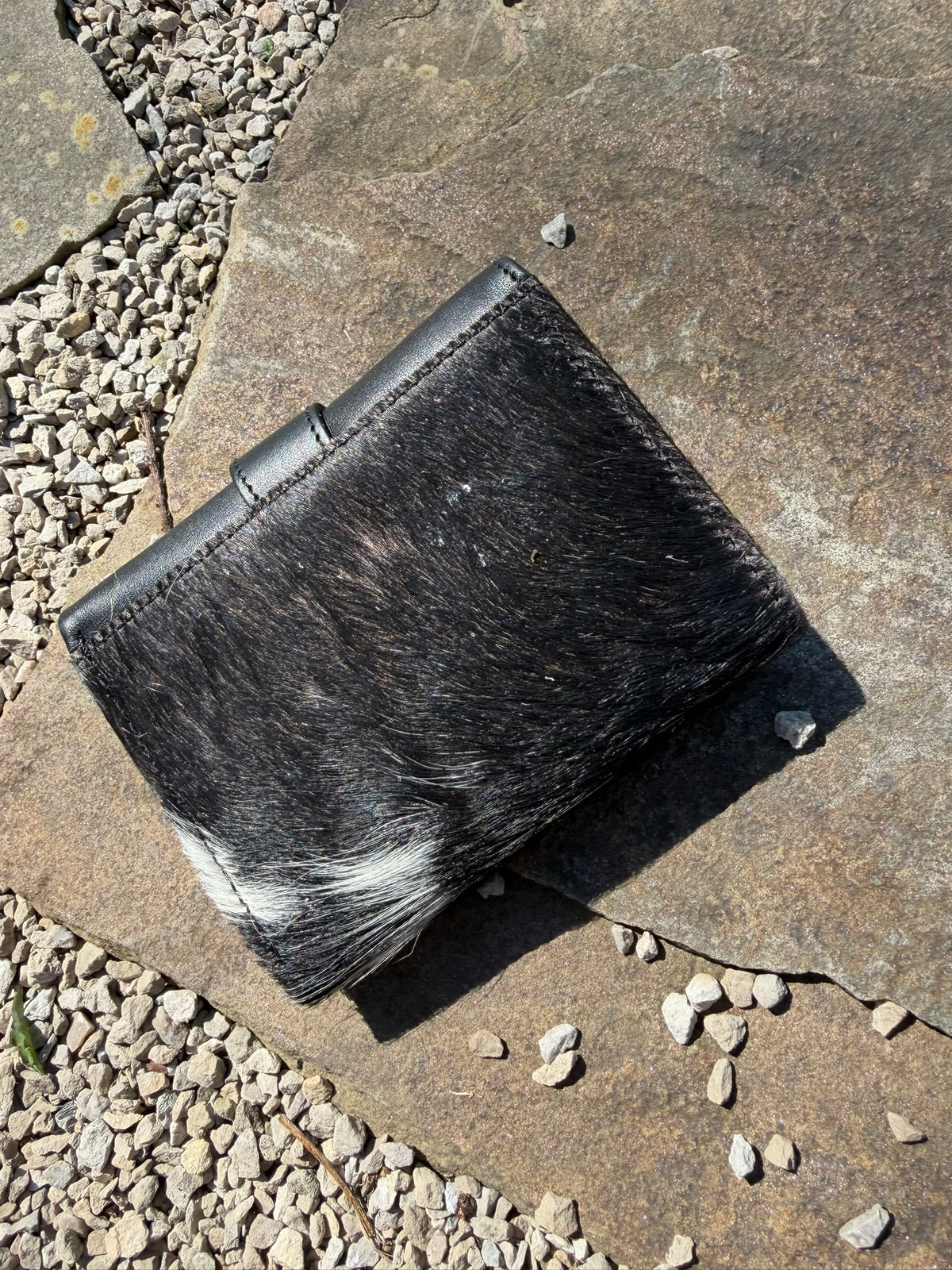 Cowhide Wallet - Black
