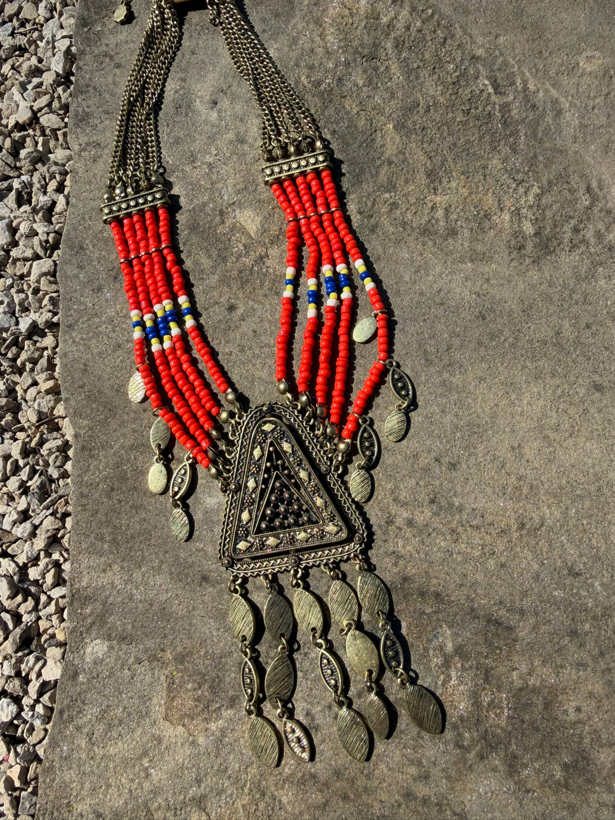 Festival Island Vibes Beaded Necklace