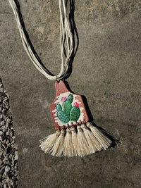 Rodeo Cactus Tassel Necklace