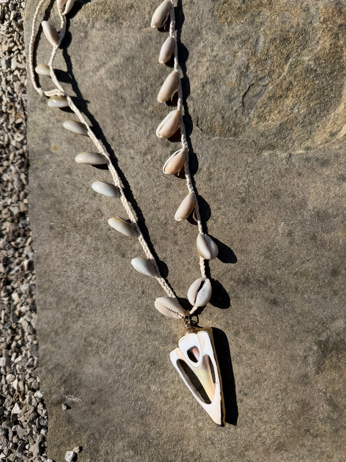 Free People Boho Shell Statement Necklace