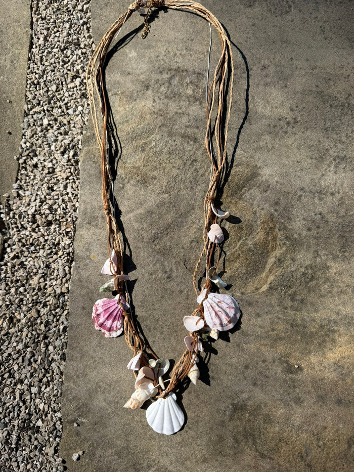 Free People Bohemian Mixed Shell Statement Necklace