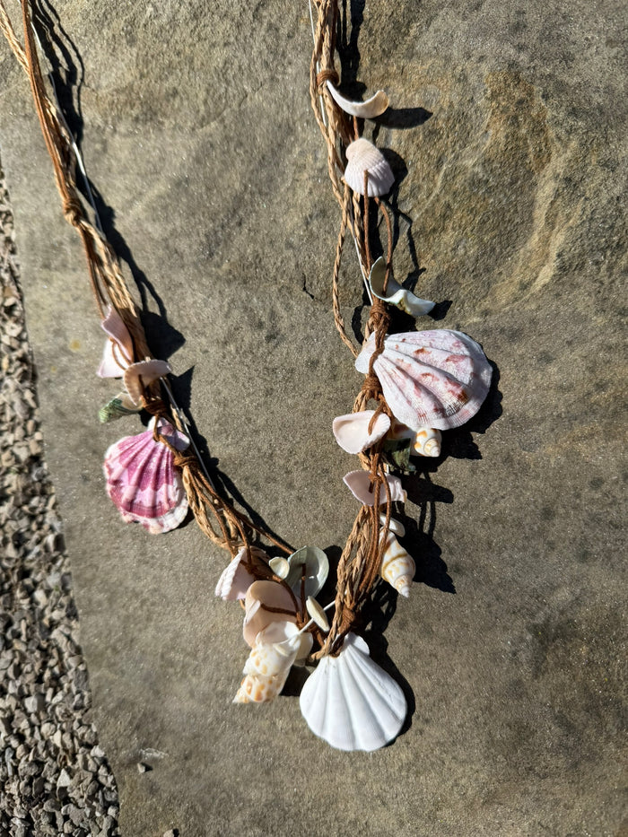 Free People Bohemian Mixed Shell Statement Necklace