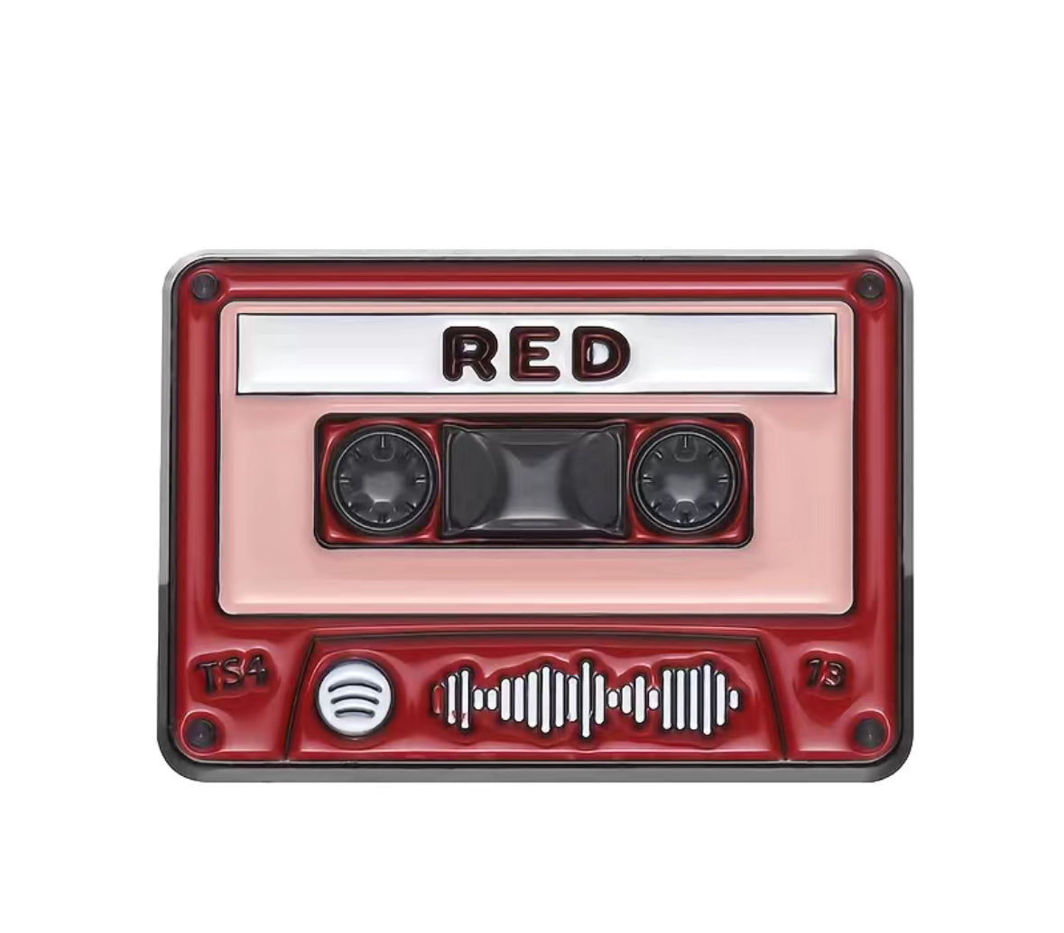 Red Enamel Pin