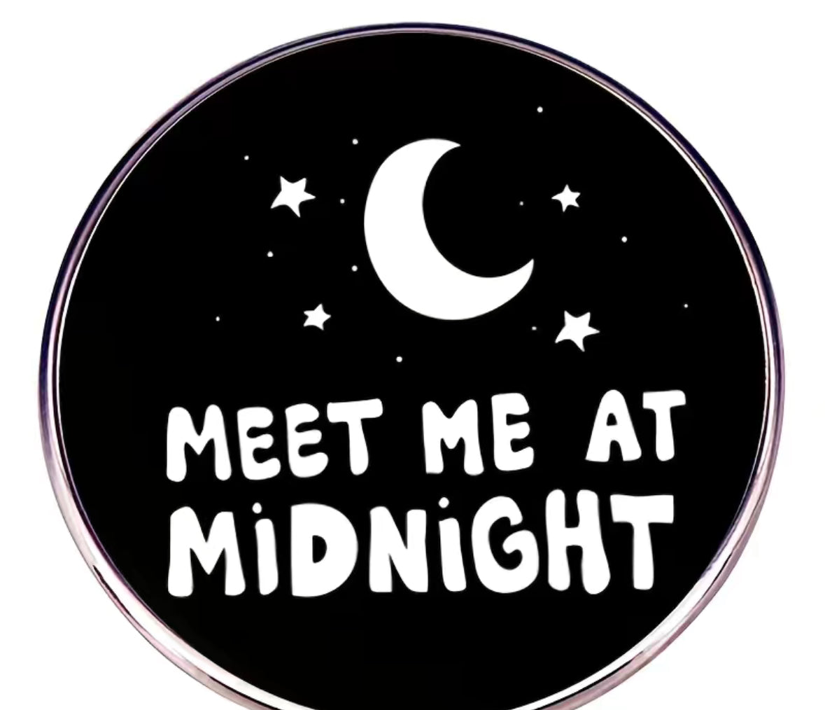 Meet Me At Midnight Enamel Pin