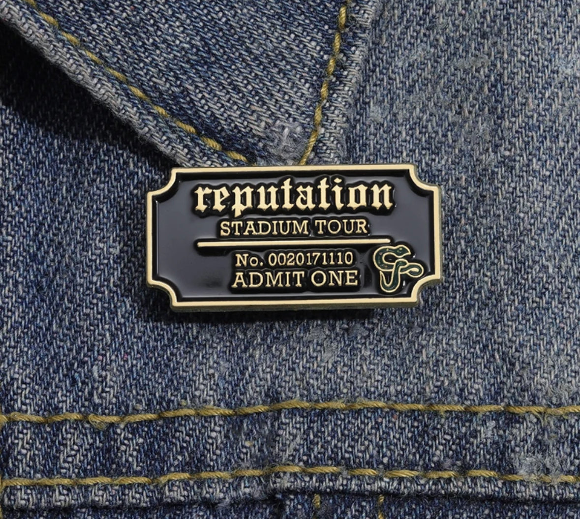 Reputation Enamel Pin