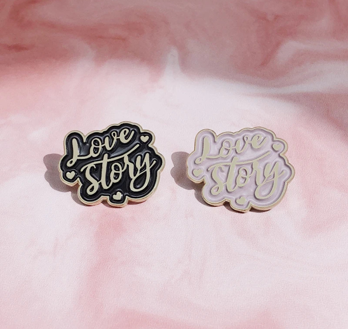 Love Story Enamel Pin