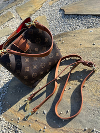 LV Inspired Lux 2 Way Strap Bag