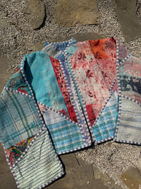 Bohemian Vintage Kantha Reversible Handmade Short Style Jacket - Hailey