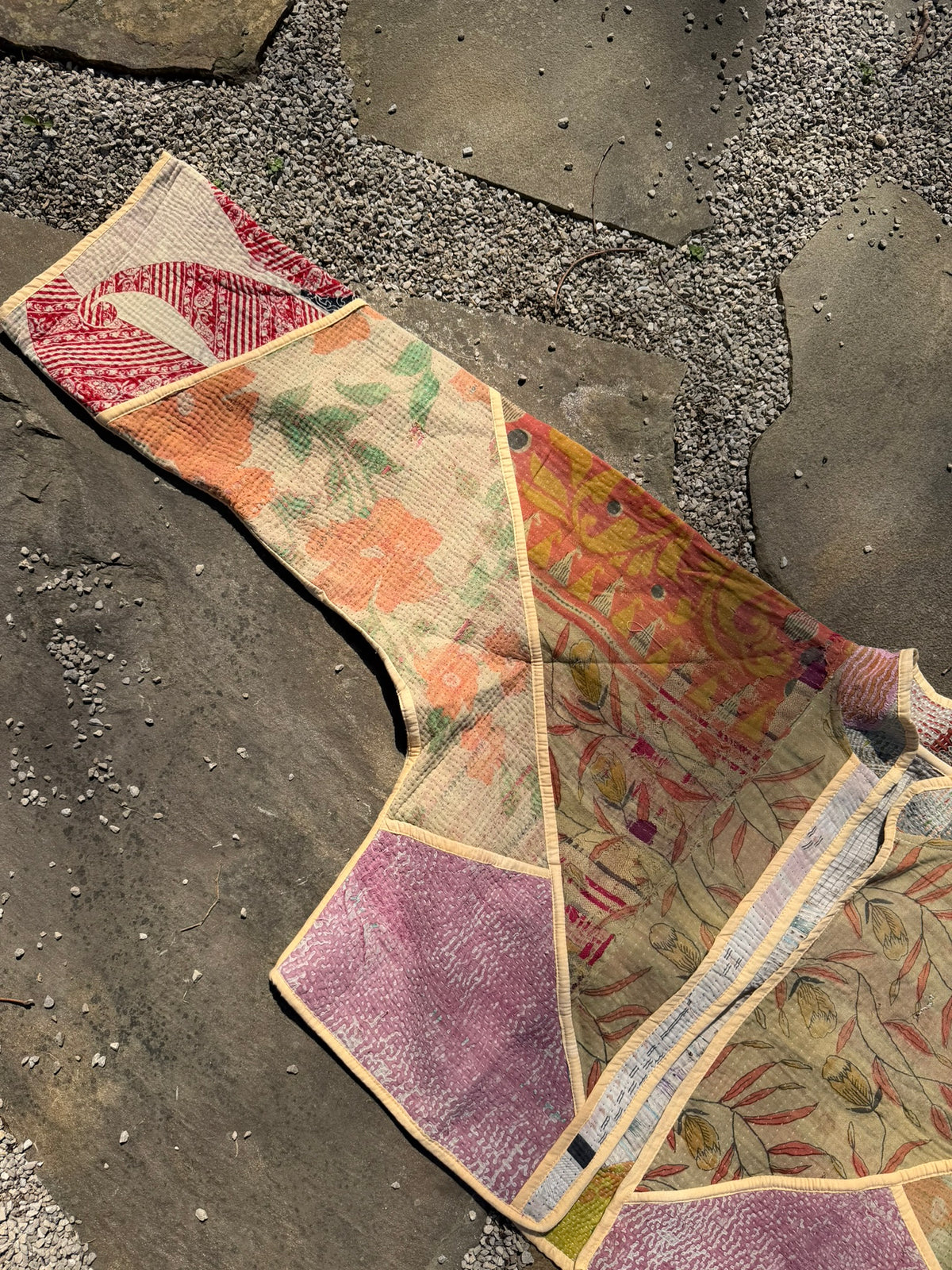 Bohemian Vintage Kantha Reversible Handmade Short Style Jacket - Madison