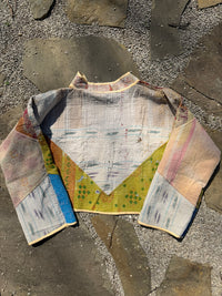 Bohemian Vintage Kantha Reversible Handmade Short Style Jacket - Madison