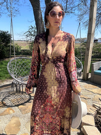 Bohemian Open Cutout Dress