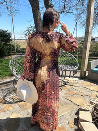 Bohemian Open Cutout Dress