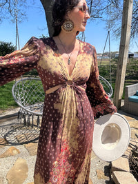 Bohemian Open Cutout Dress