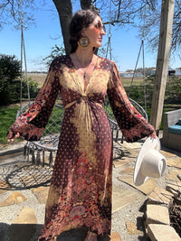 Bohemian Open Cutout Dress