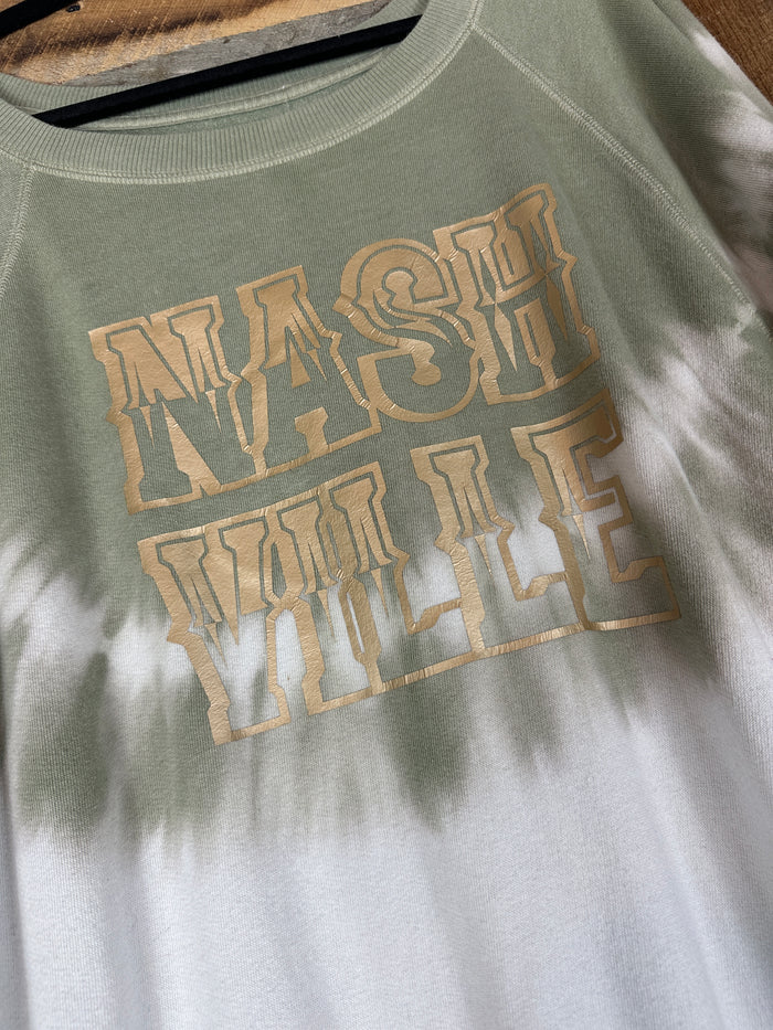 Nashville Olive Sweatshirt - medium