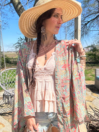 Daydreamer Duster Ruffled Kimono